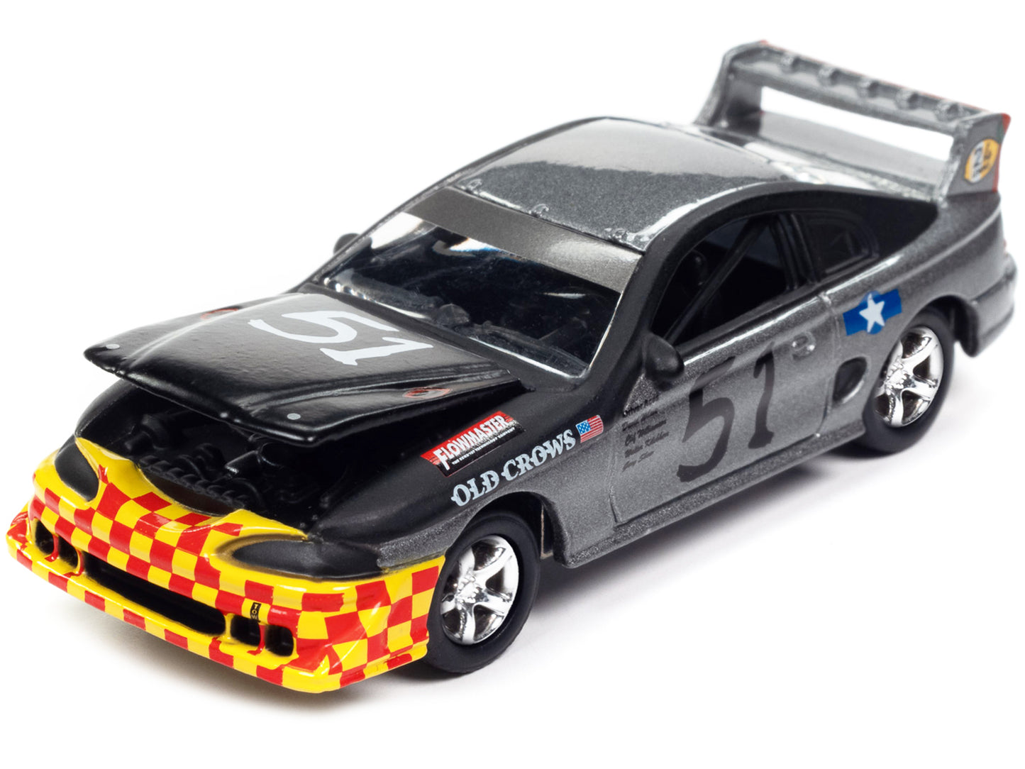 1990s Ford Mustang Race Black Diecast Model Race Car 