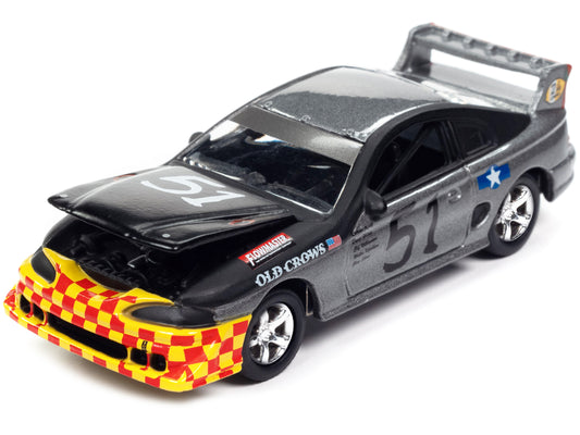 1990s Ford Mustang Race Black Diecast Model Race Car 