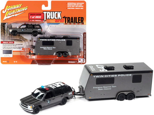 1997 Chevrolet Tahoe SWAT Gray Diecast Model Car 
