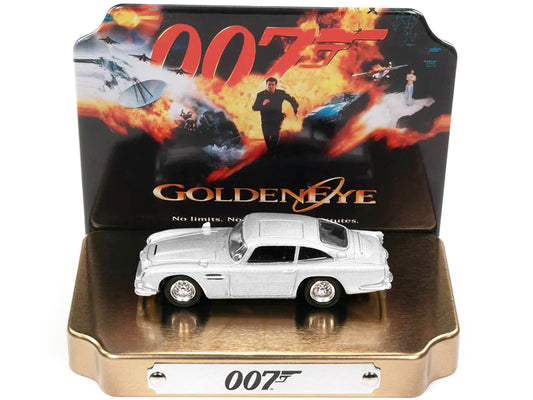 Aston Martin DB5 RHD Silver Diecast Model Car James Bond 007
