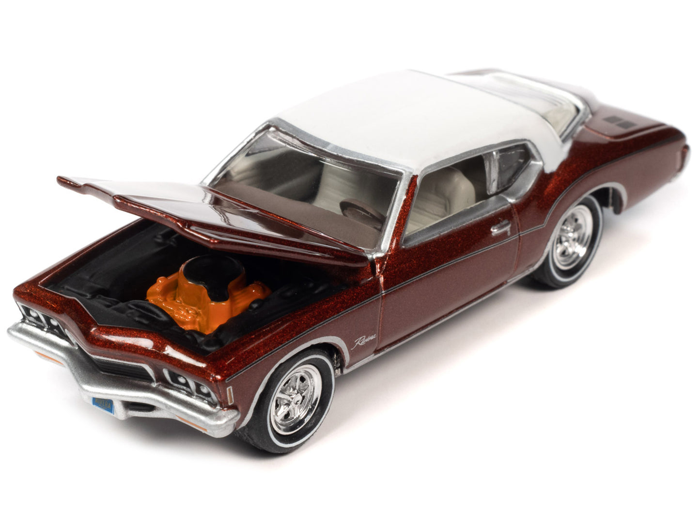 1976 Oldsmobile Cutlass Supreme Blue Diecast Model Car 