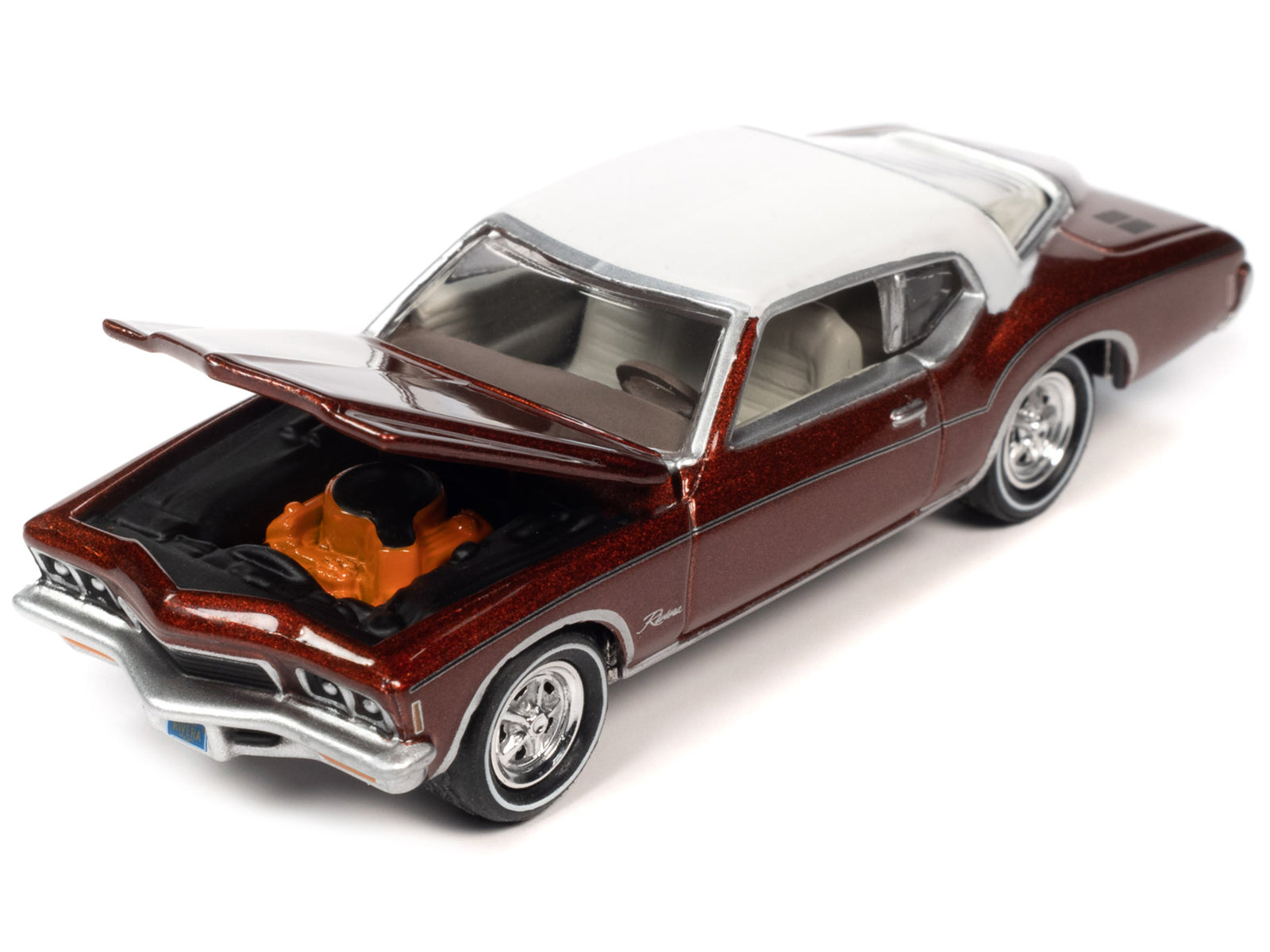 1976 Oldsmobile Cutlass Supreme Blue Diecast Model Car 