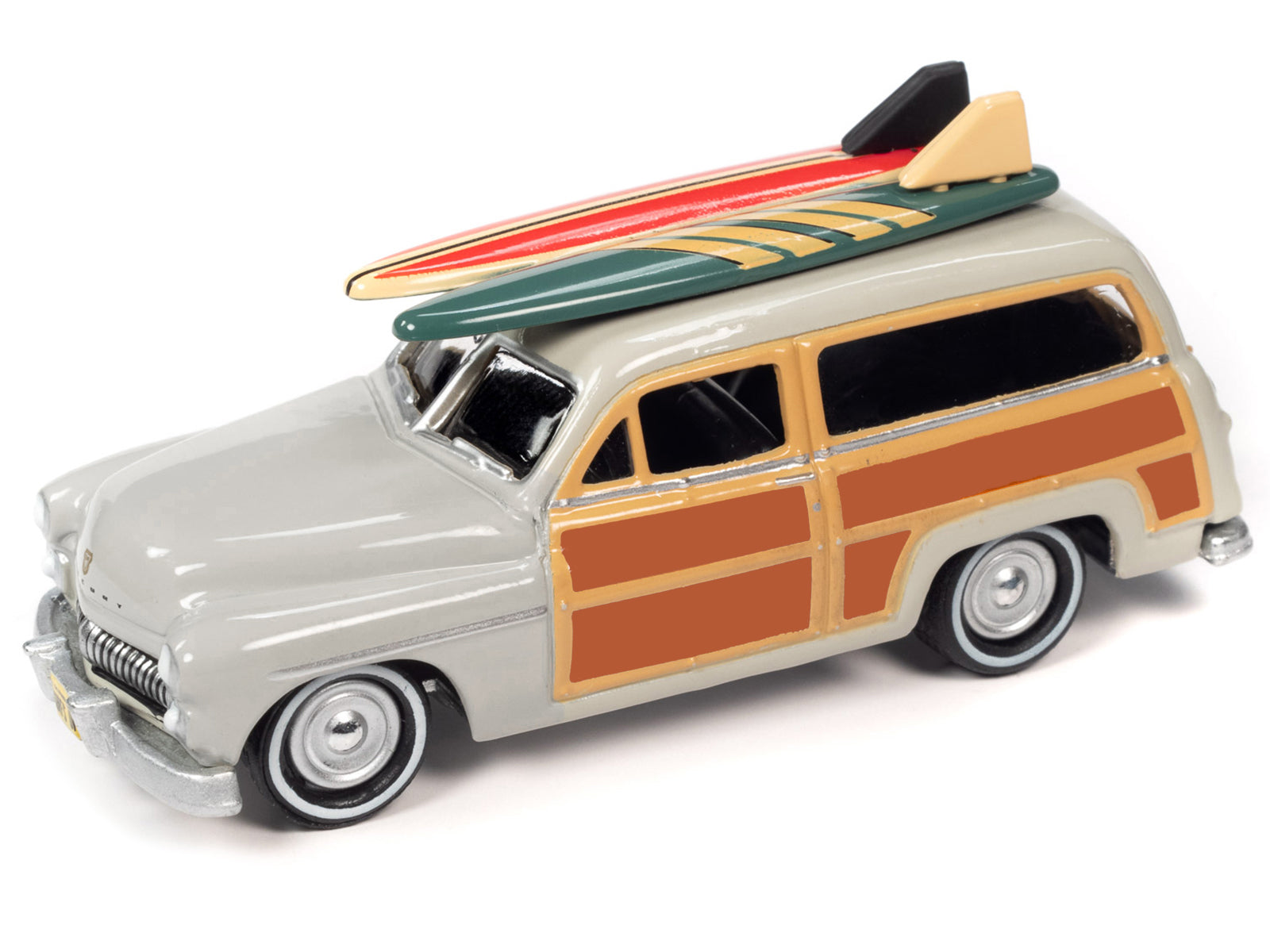 1950 Mercury Woody Wagon Red Diecast Model Ambulance Fire & Rescue