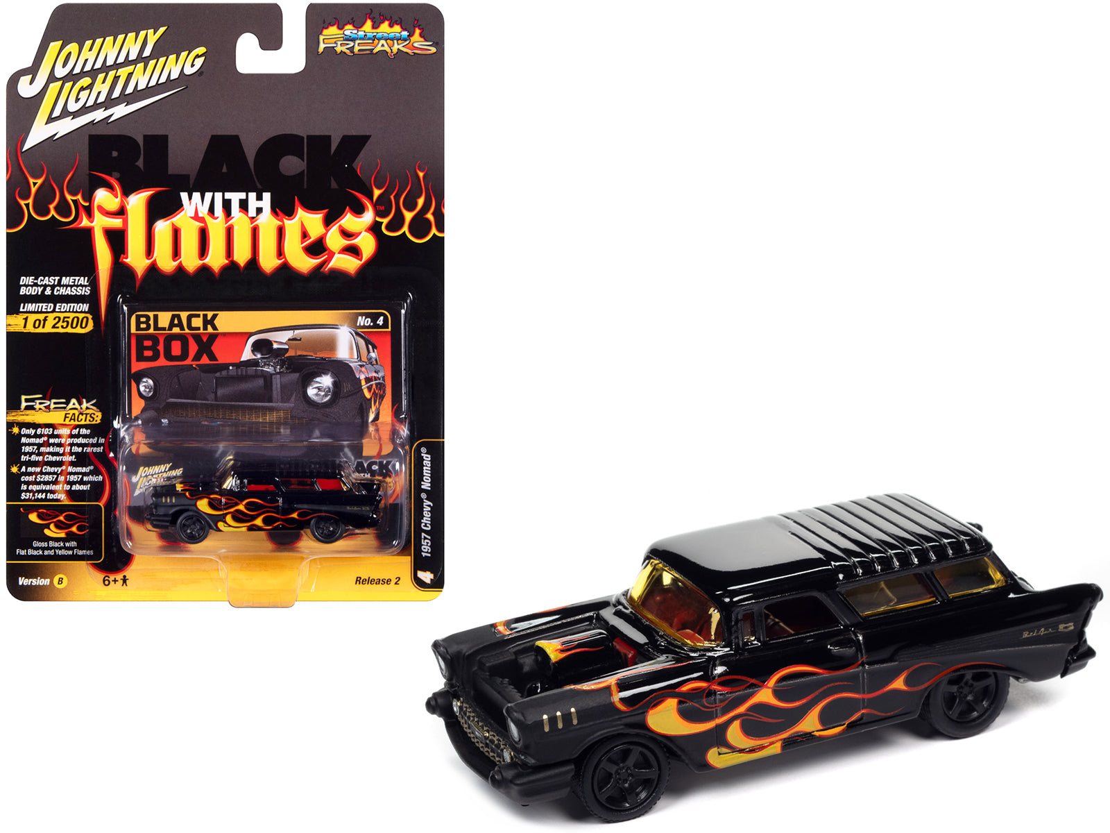 1957 Chevrolet Nomad  Black Diecast Model Car 