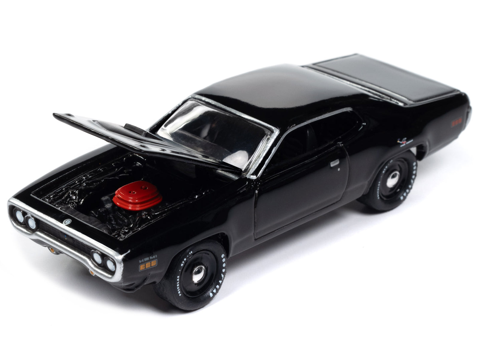 1971 Plymouth Road Runner Black Diecast Model Car 