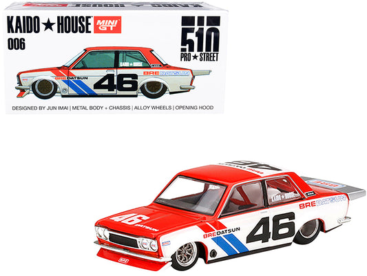 Datsun 510 Pro Street Red Diecast Model Race Car 