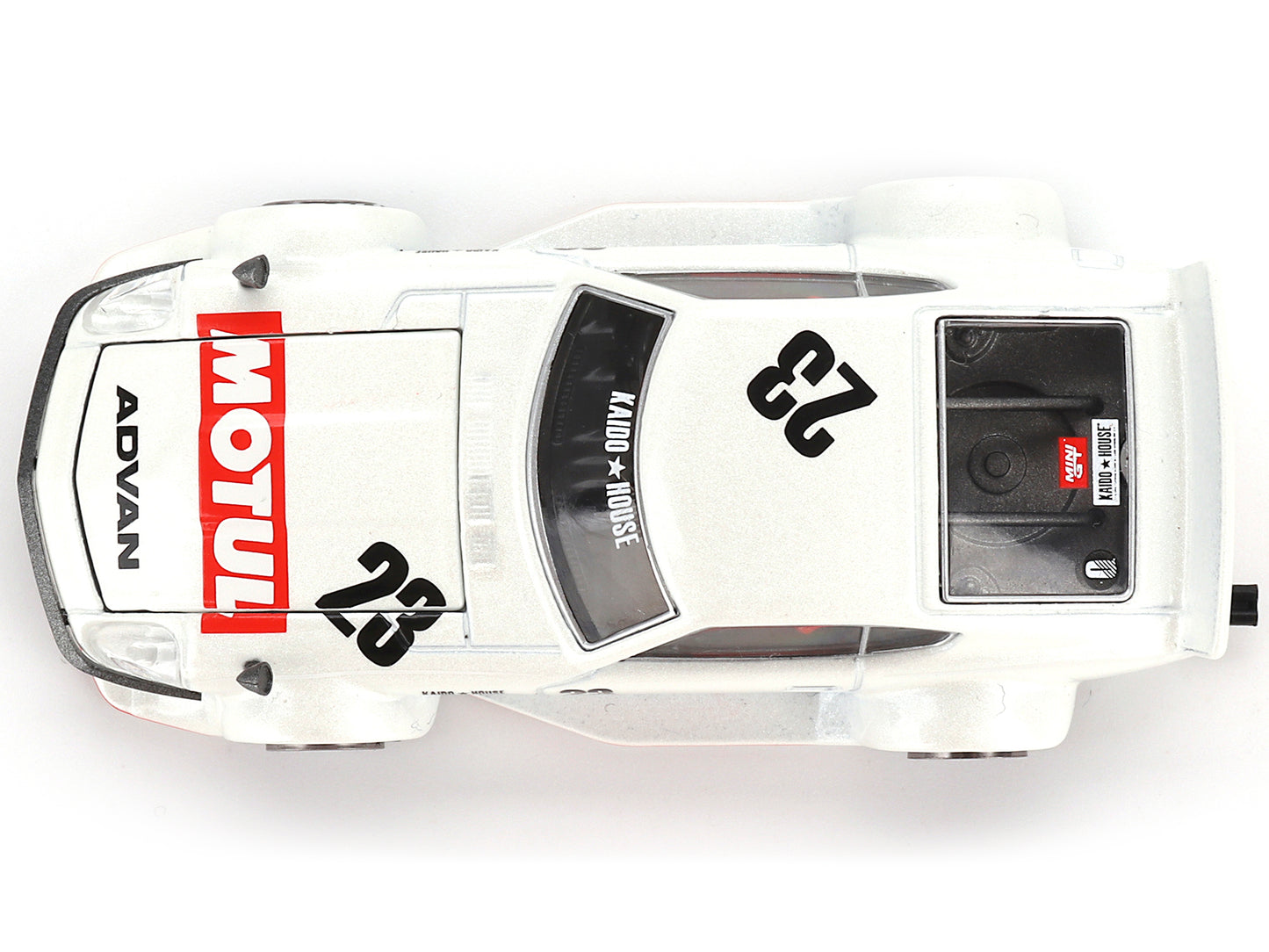 Datsun Fairlady Z KAIDO White Diecast Model Race Car 