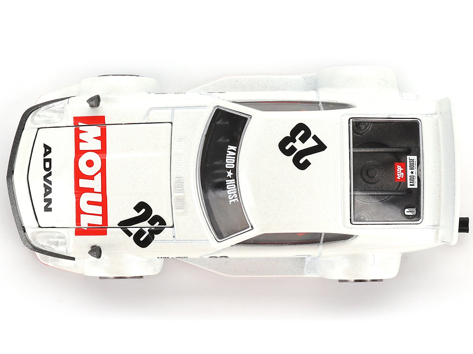 Datsun Fairlady Z KAIDO White Diecast Model Race Car 