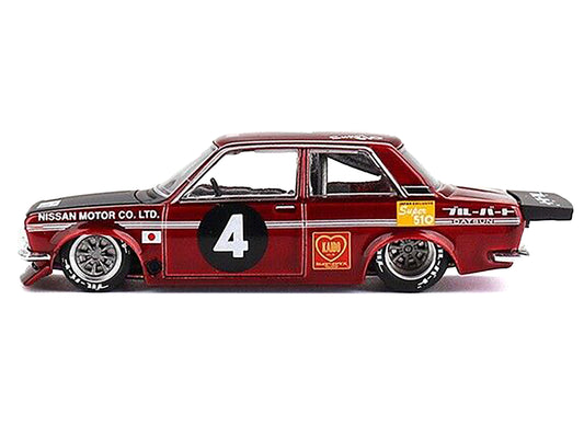 Datsun 510 Pro Street Red Diecast Model Race Car 