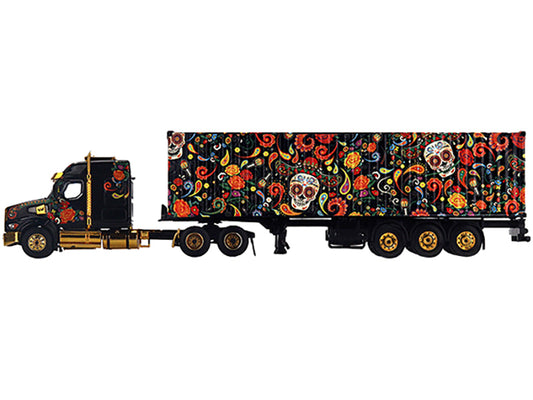 Western Star 49X w Black Diecast Model Tractor Trailer 