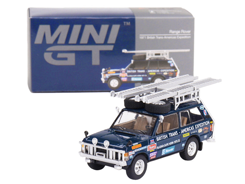 Land Rover Range Rover Blue Diecast Model Car 
