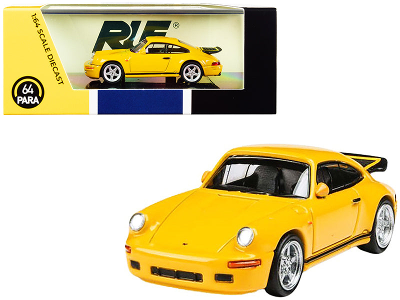 1987 RUF CTR bird Yellow Diecast Model Car 