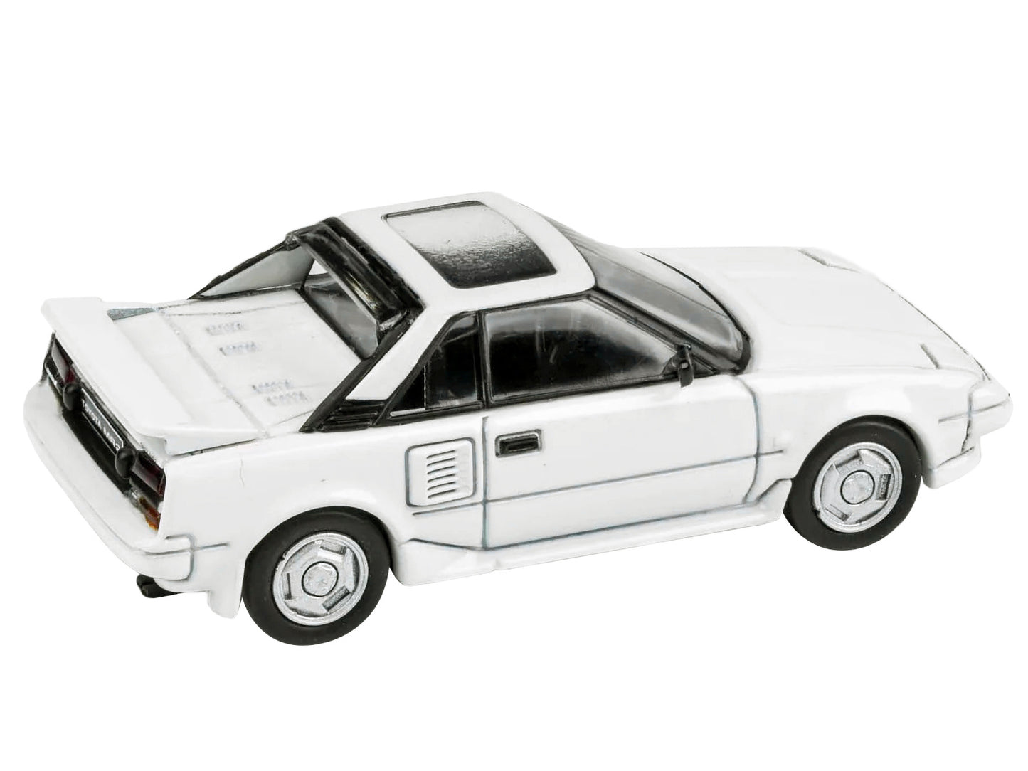 Brand new 1/64 scale diecast car model of 1985 Toyota MR2 MK1 Super White with Sunroof die cast model car by Paragon.
B