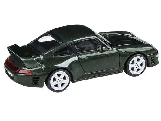 Brand new 1/64 scale diecast car model of RUF CTR2 Forest Green Metallic die cast model car by Paragon Models.
Brand ne