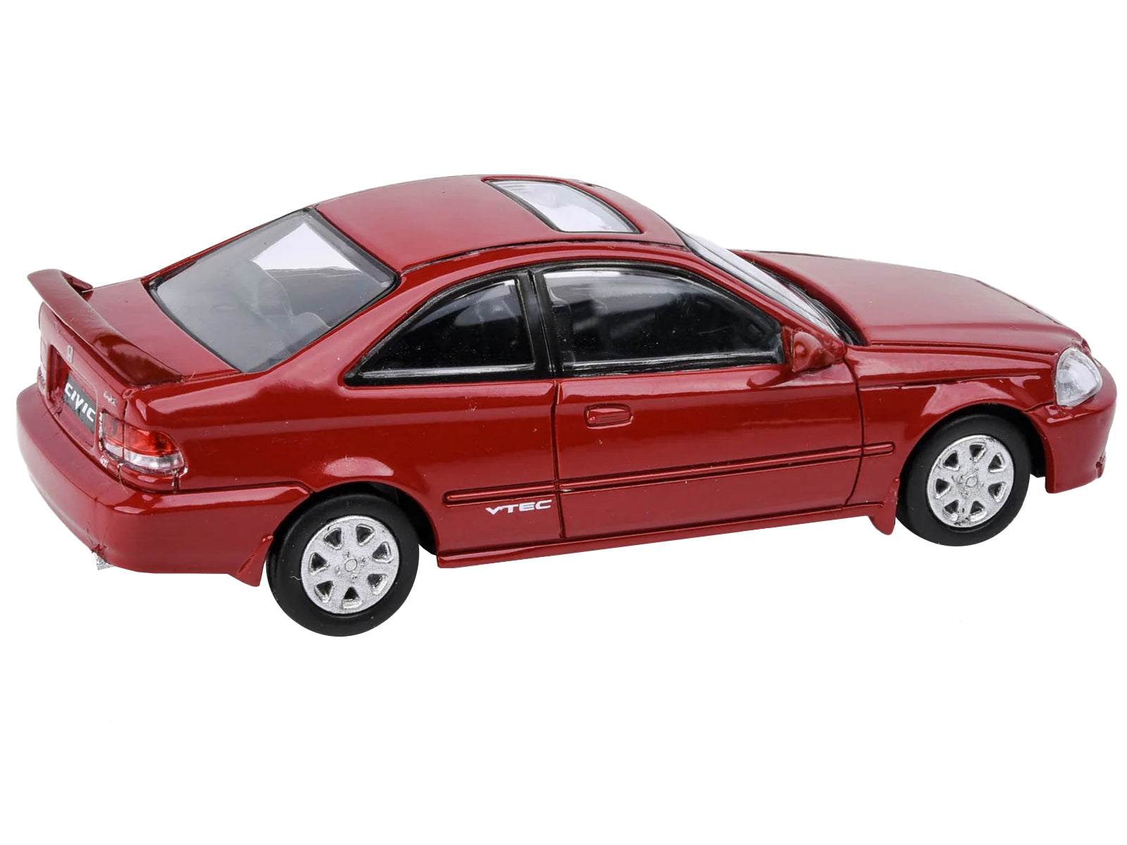 Brand new 1/64 scale diecast car model of 1999 Honda Civic Si Milano Red with Sun Roof die cast model car by Paragon.
Brand new box.
Detai