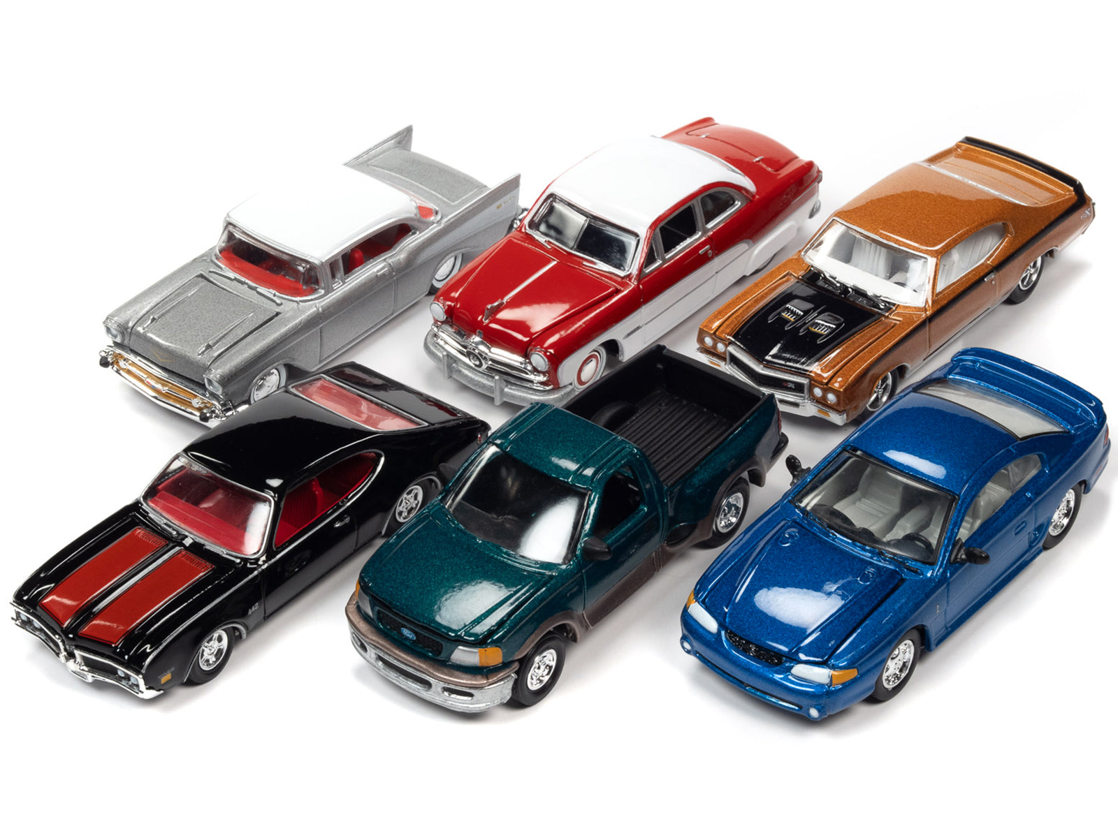 Brand new 1/64 scale diecast car models of Racing Champions Mint 2022 Set of 6 Cars Release 2 die cast model cars by Racing Champions.
Bran