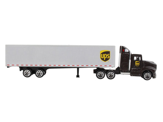 UPS  Brown Diecast Model Tractor Trailer 