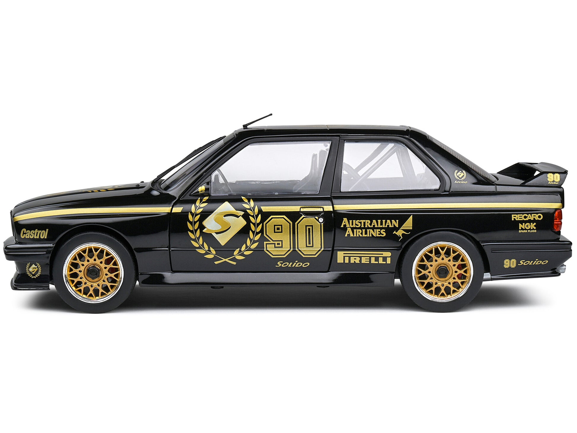 1990 BMW E30 M3 Black Diecast Model Car 