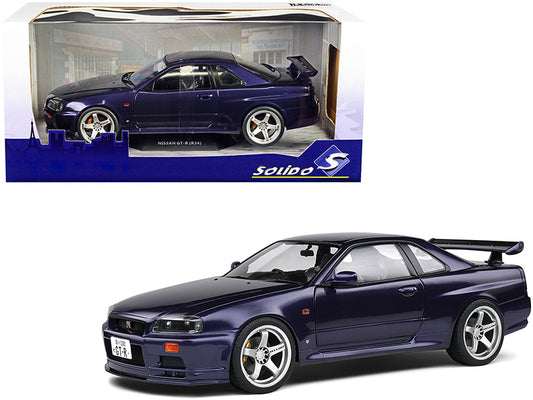 1999 Nissan Skyline GT Purple Diecast Model Car 