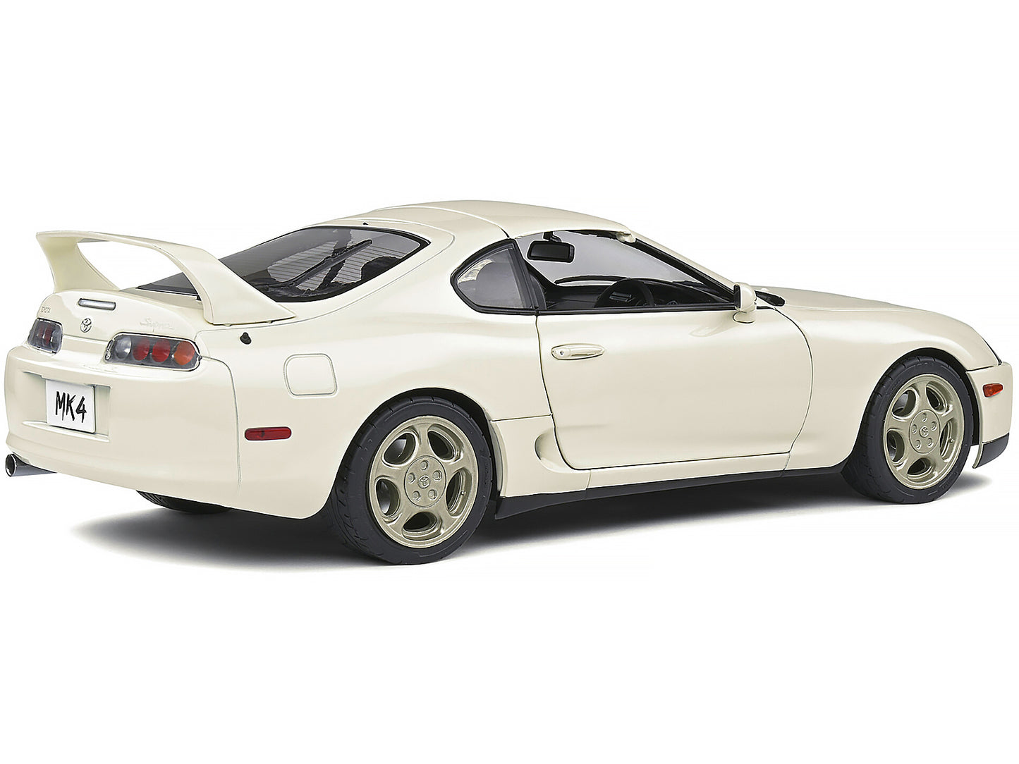 Brand new 1/18 scale diecast car model of 1993 Toyota Supra MK4 Convertible RHD (Right Hand Drive) White die cast model 
