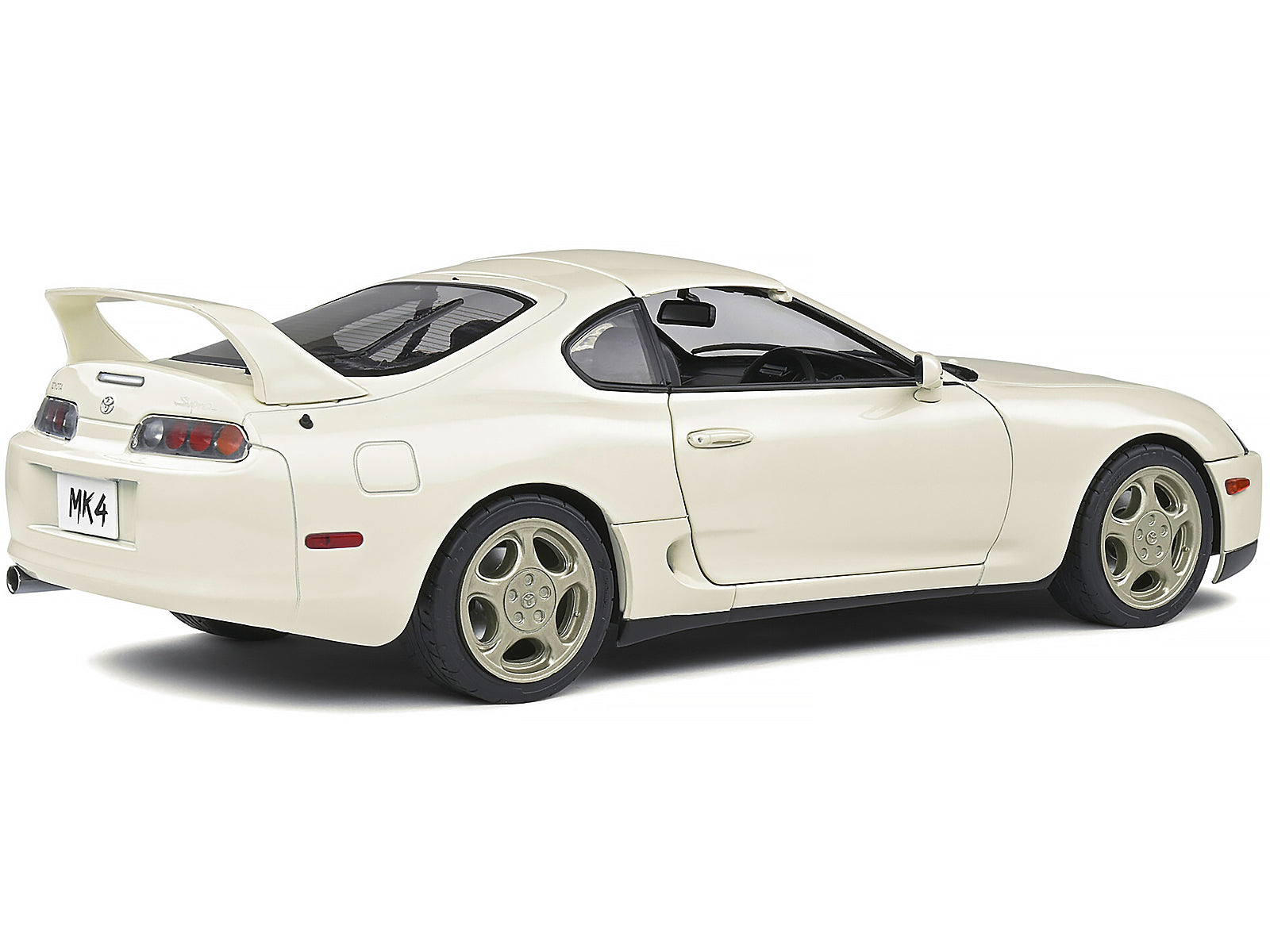 Brand new 1/18 scale diecast car model of 1993 Toyota Supra MK4 Convertible RHD (Right Hand Drive) White die cast model 