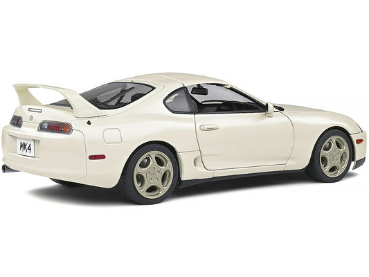 Brand new 1/18 scale diecast car model of 1993 Toyota Supra MK4 Convertible RHD (Right Hand Drive) White die cast model 