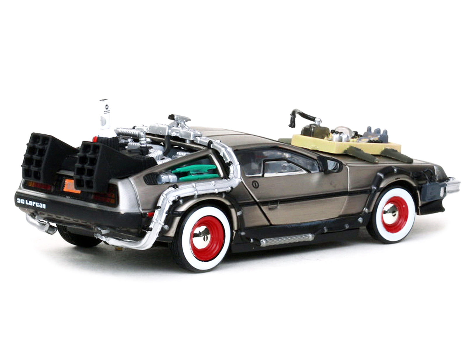 Brand new 1/43 scale diecast car model of DMC DeLorean Back To The Future: Part III 1990 Movie die cast model car by Vitesse.
Brand new box