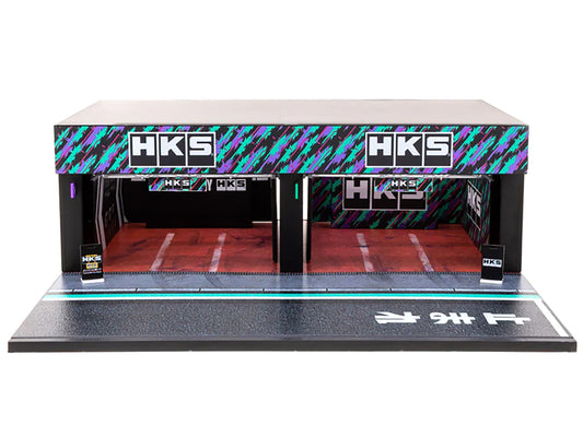 HKS Garage Display   Model Diorama Set 