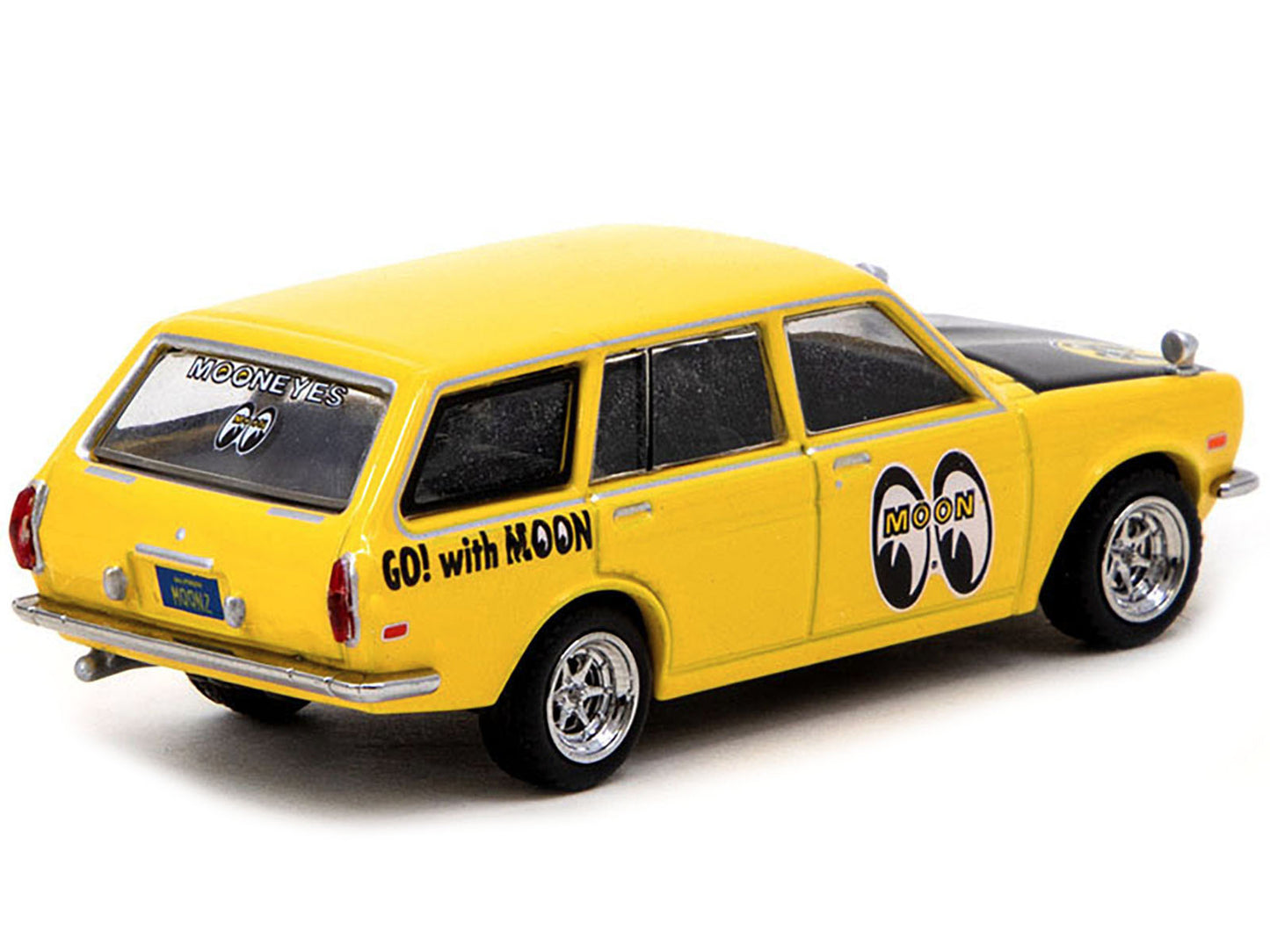 Datsun bird 510 Wagon Yellow Diecast Model Car 