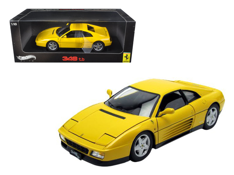 
Brand new 1:18 scale diecast model car of 1989 Ferrari 348 TB Yellow Elite Edition die cast car model by Hot Wheels.</d