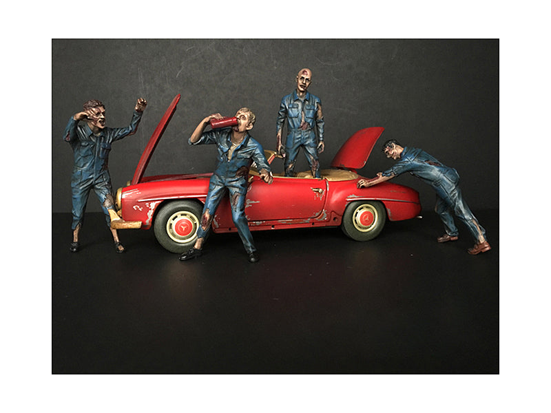Zombie Mechanics 4 Piece   Model Zombie Mechanics Creepy