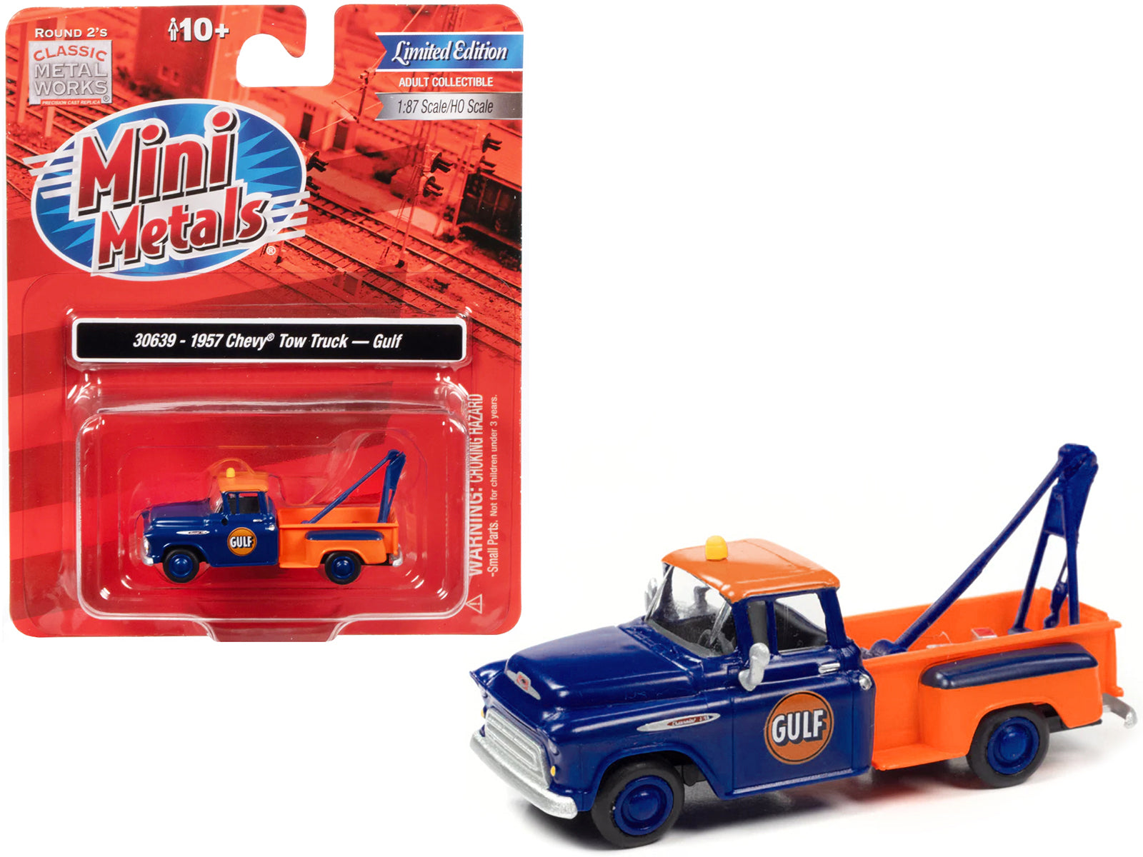 1957 Chevrolet Stepside Tow Blue  Model Tow Truck 