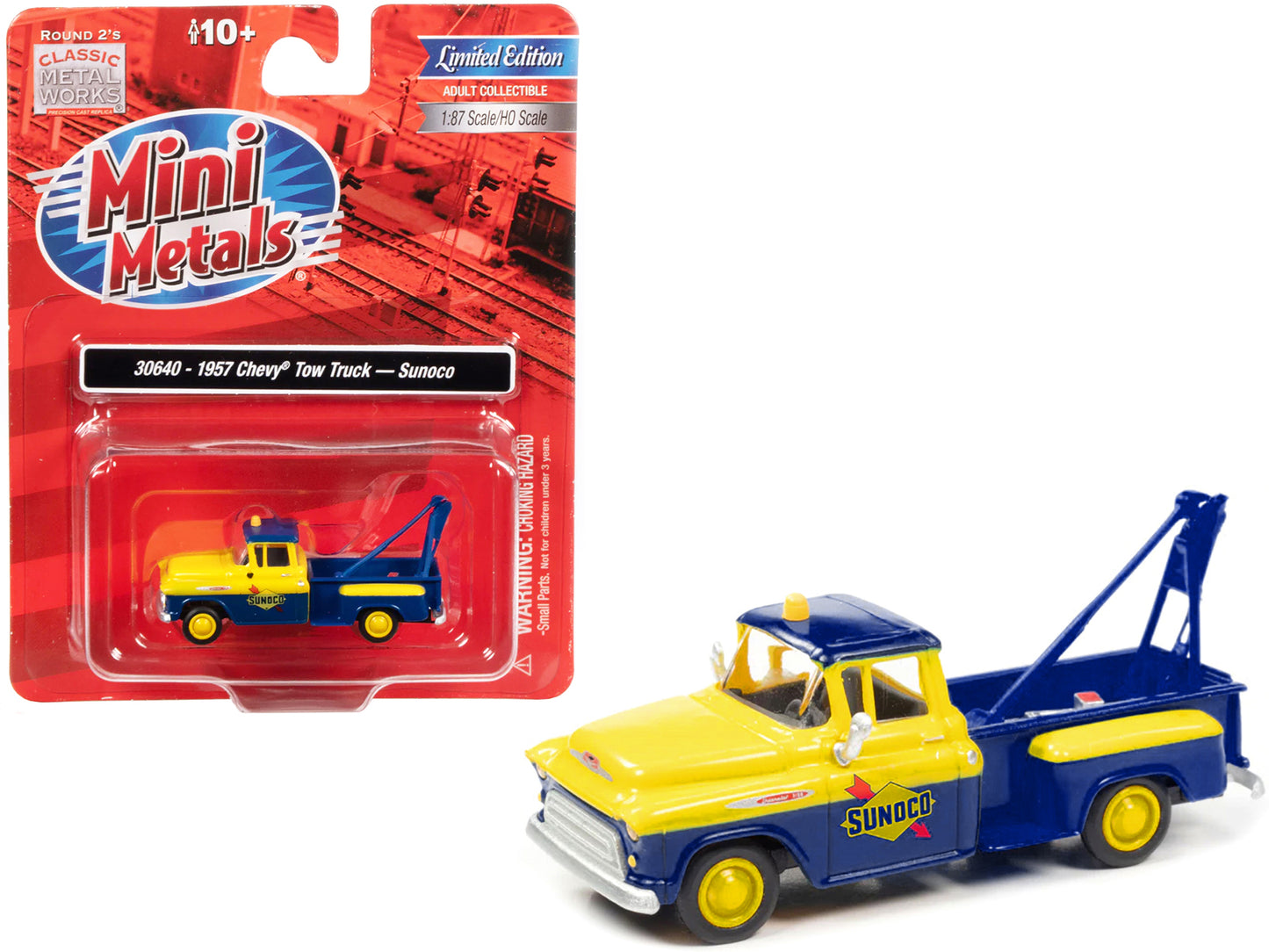 1957 Chevrolet Stepside Tow Blue  Model Tow Truck 