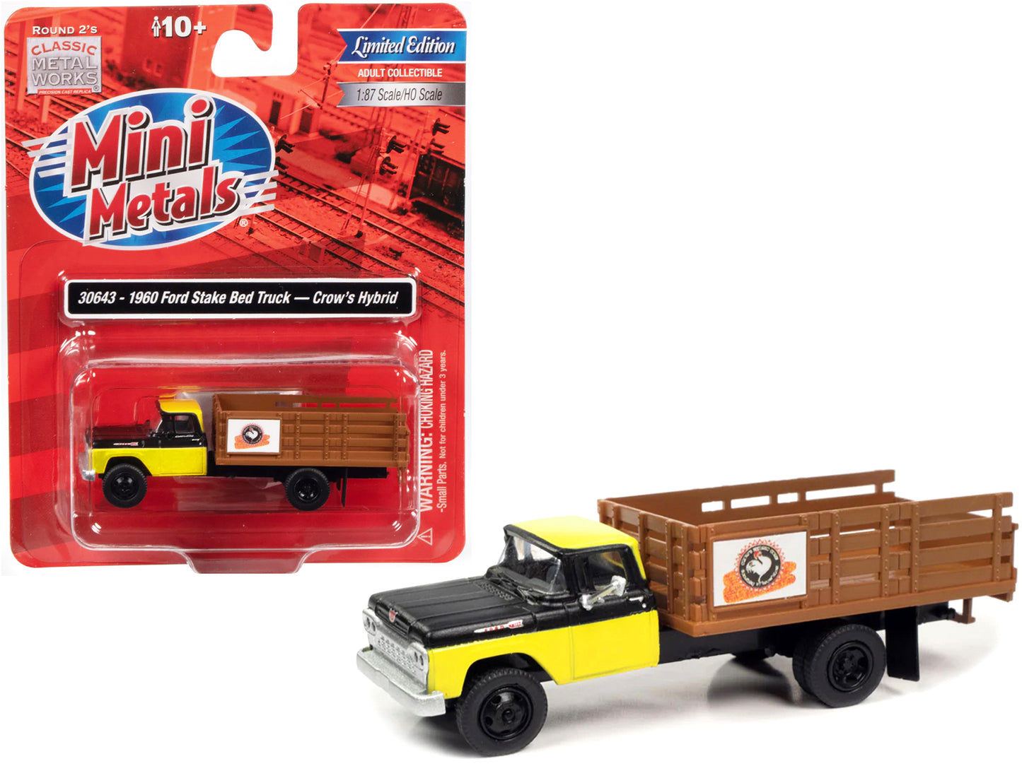 1960 Ford Stake Bed Black  Model Stake Truck 
