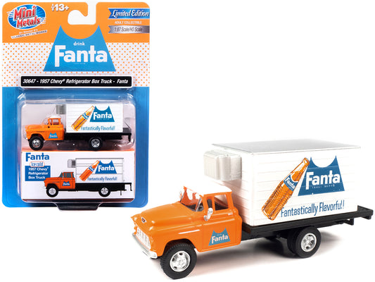 1957 Chevrolet Refrigerated Box Orange  Model Box/Van Truck 