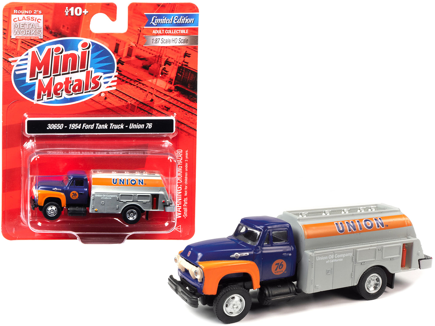 1954 Ford Tanker  Blue  Model Tanker Truck 