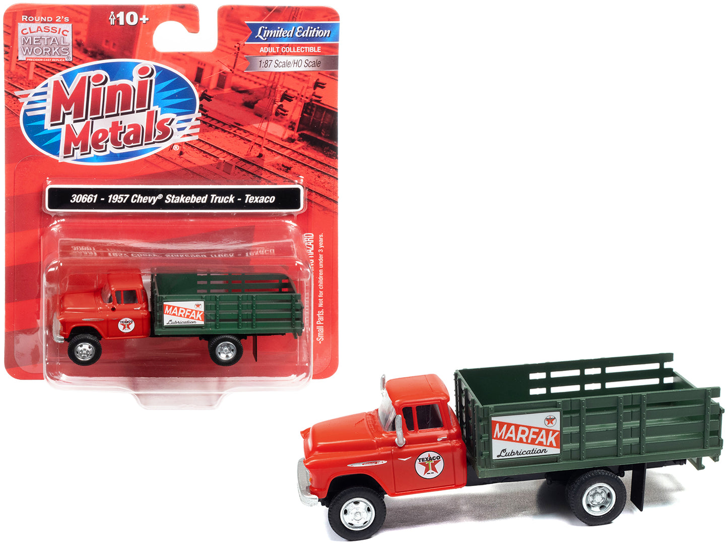 1957 Chevrolet Stakebed  Red  Model Stake Truck 