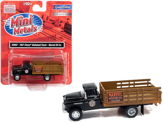 1957 Chevrolet Stakebed  Black  Model Stake Truck 