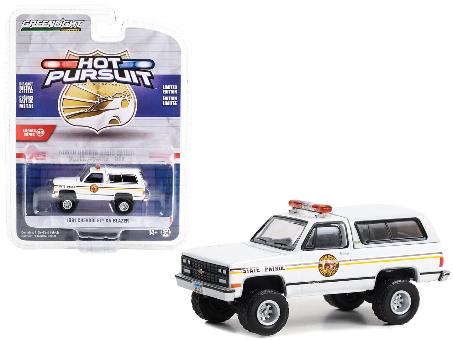 1991 Chevrolet K5 Blazer White Diecast Model Car 