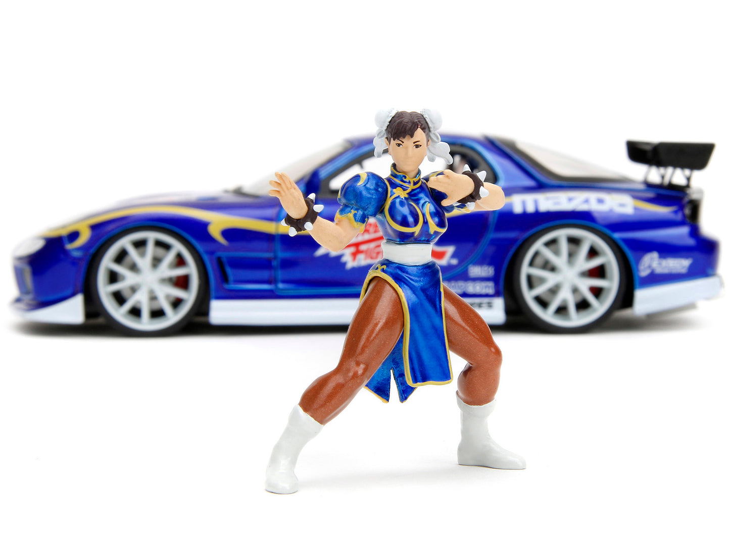 1993 Mazda RX-7 Blue Diecast Model Car 