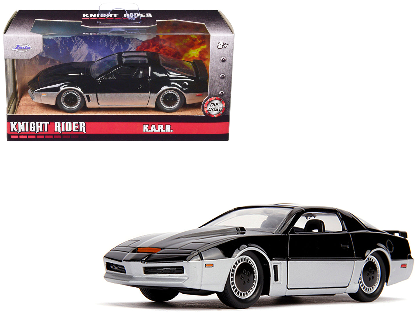 K.A.R.R Black Diecast Model Car Knight Rider (1982)
