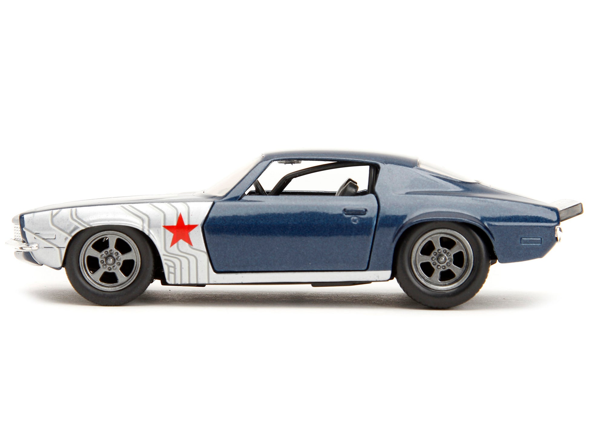 1973 Chevrolet Camaro Dark Blue Diecast Model Car 