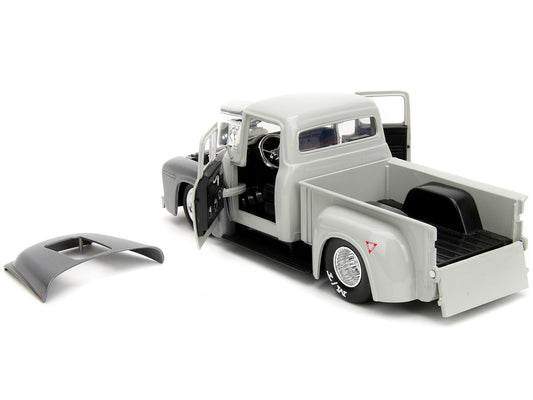 1956 Ford F-100 Tan Diecast Model Pickup Truck 