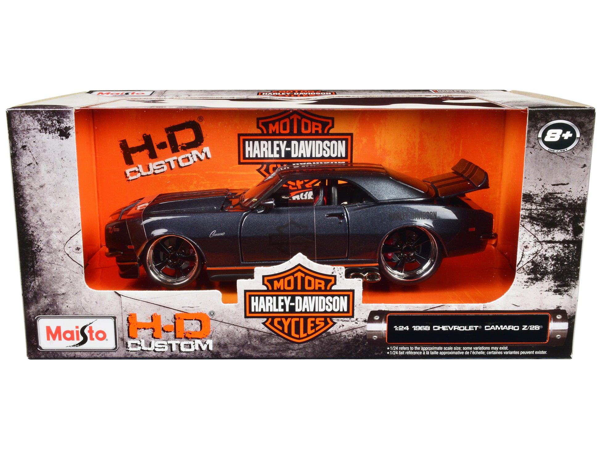 1968 Chevrolet Camaro Z Black Diecast Model Car 