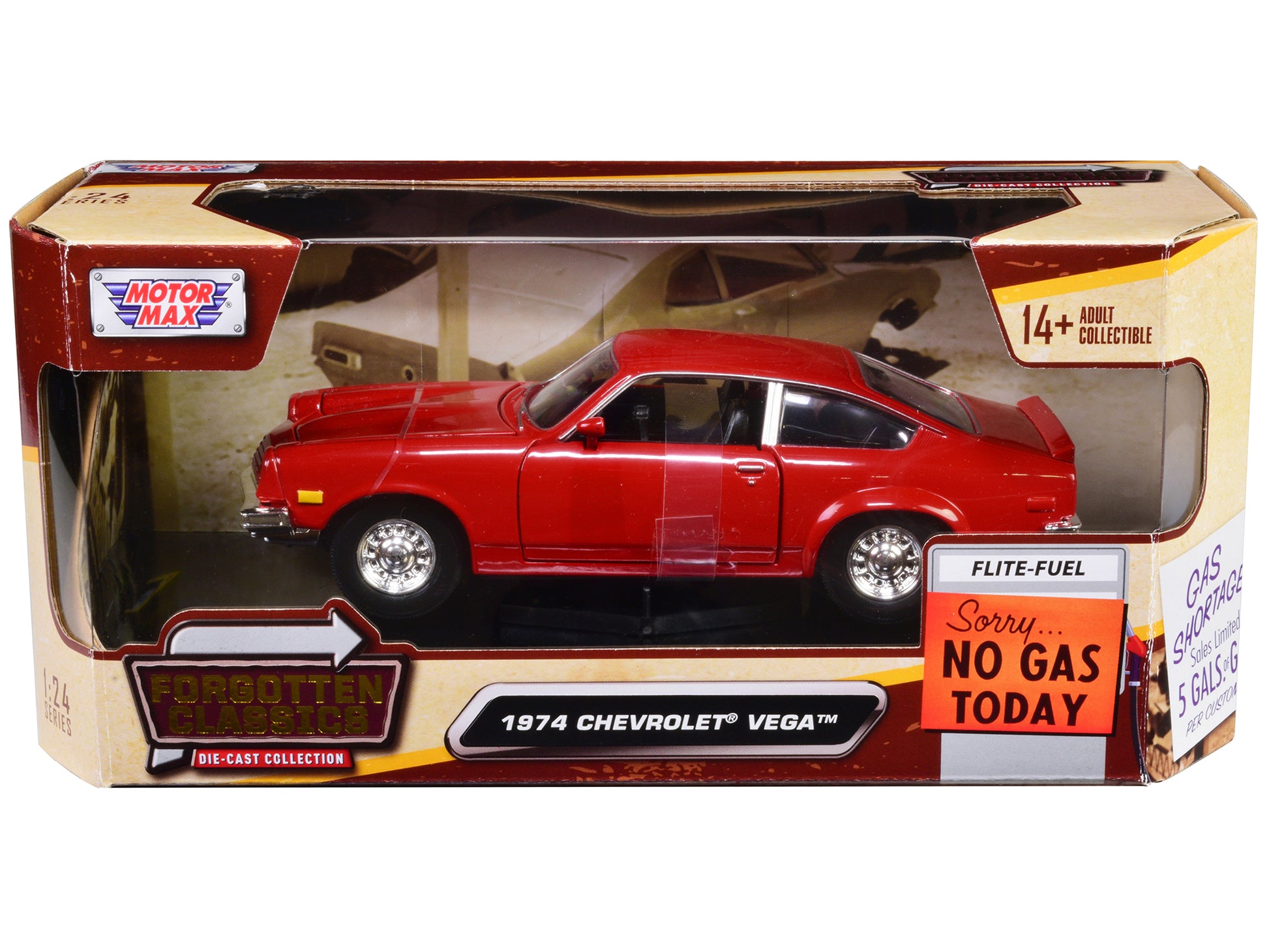 1974 Chevrolet Vega  Red Diecast Model Car 