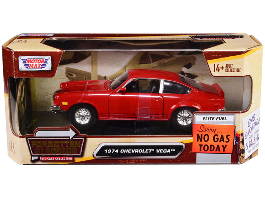 1974 Chevrolet Vega  Red Diecast Model Car 