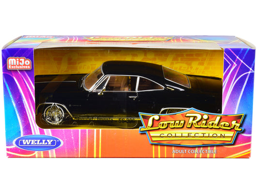 1965 Chevrolet Impala SS Black Diecast Model Car Lowriders