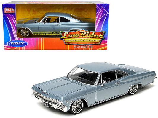 1965 Chevrolet Impala SS Blue Diecast Model Car Lowriders